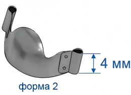 Матрицы контурные с замковым фиксирующим устройством малые 1.311-2 50мкм