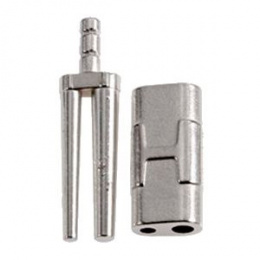 Би-пины со втулками Bi-V-Pin with Sleeve никелированные длинные, 1000шт