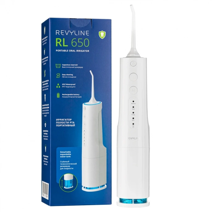 Ирригатор портативный Revyline RL 650, белый