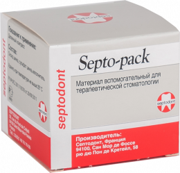 Септо- пак плотный десенный компресс 60 гр. Septodont